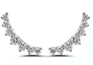 0.49ctw Ladies Climber Diamond Earring