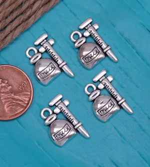 12 pc Medicine charm, Rx, pharmacist, Charms, wholesale charm, alloy charm box 3A