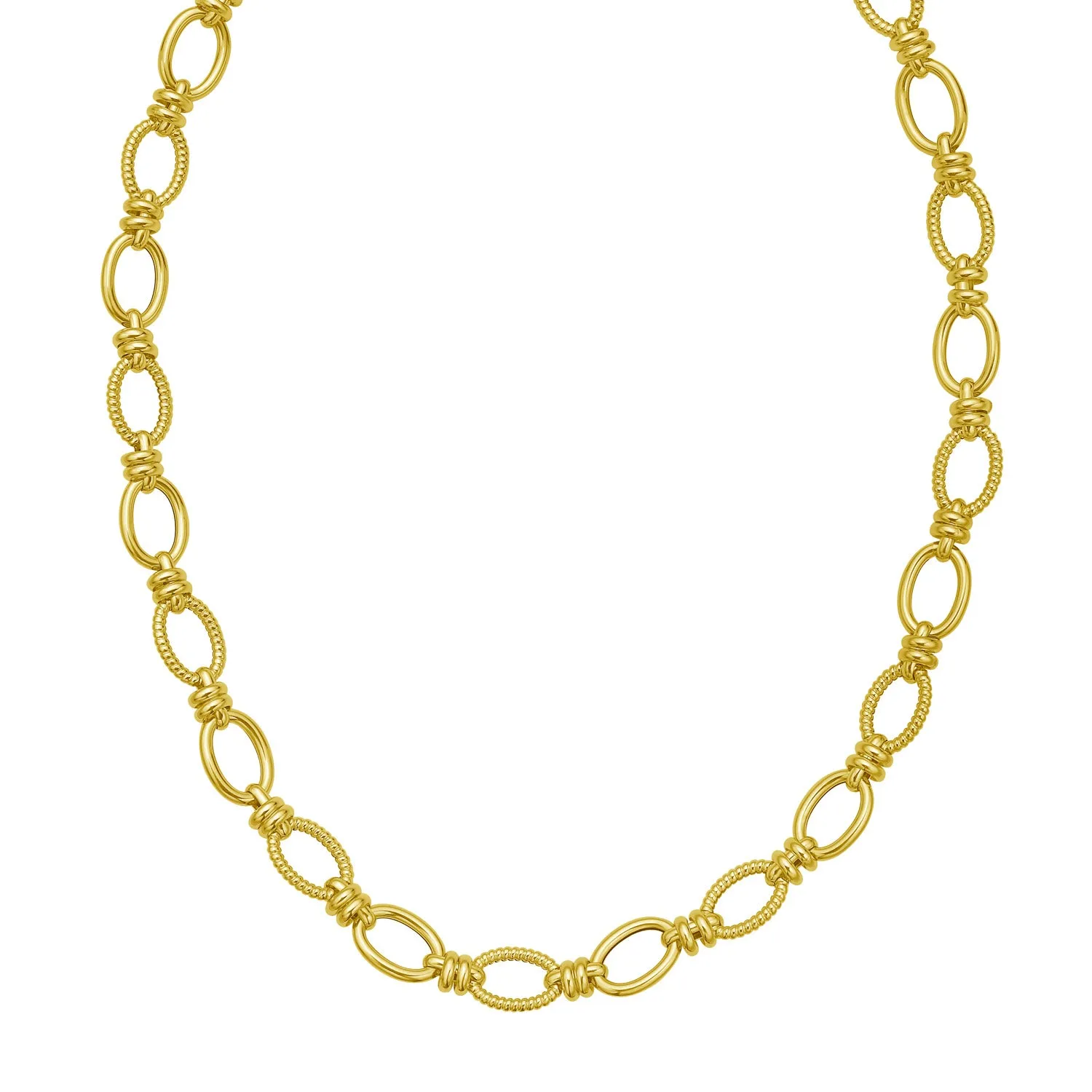 14K La Romana Cable Link Necklace