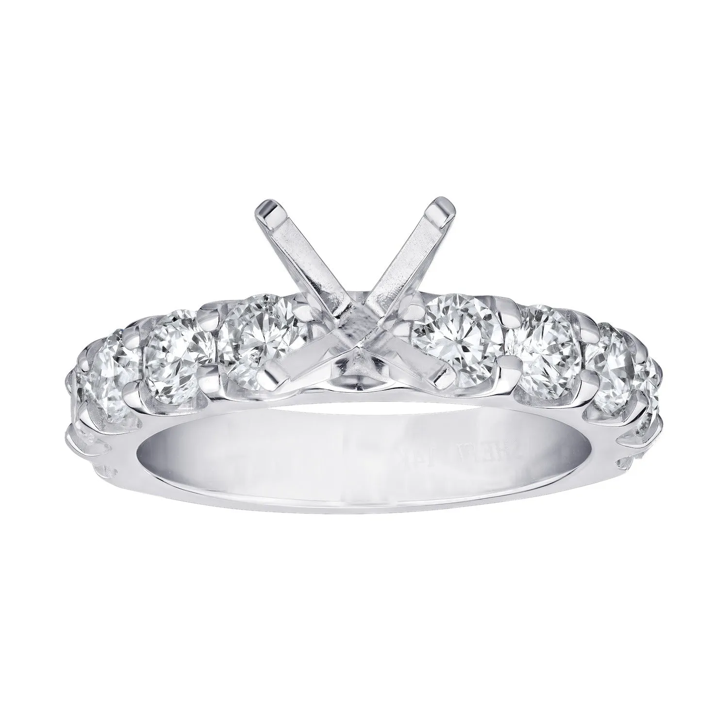 14K White Gold Diamond Rings