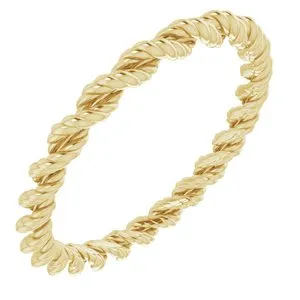 14K Yellow Band Size 5.5