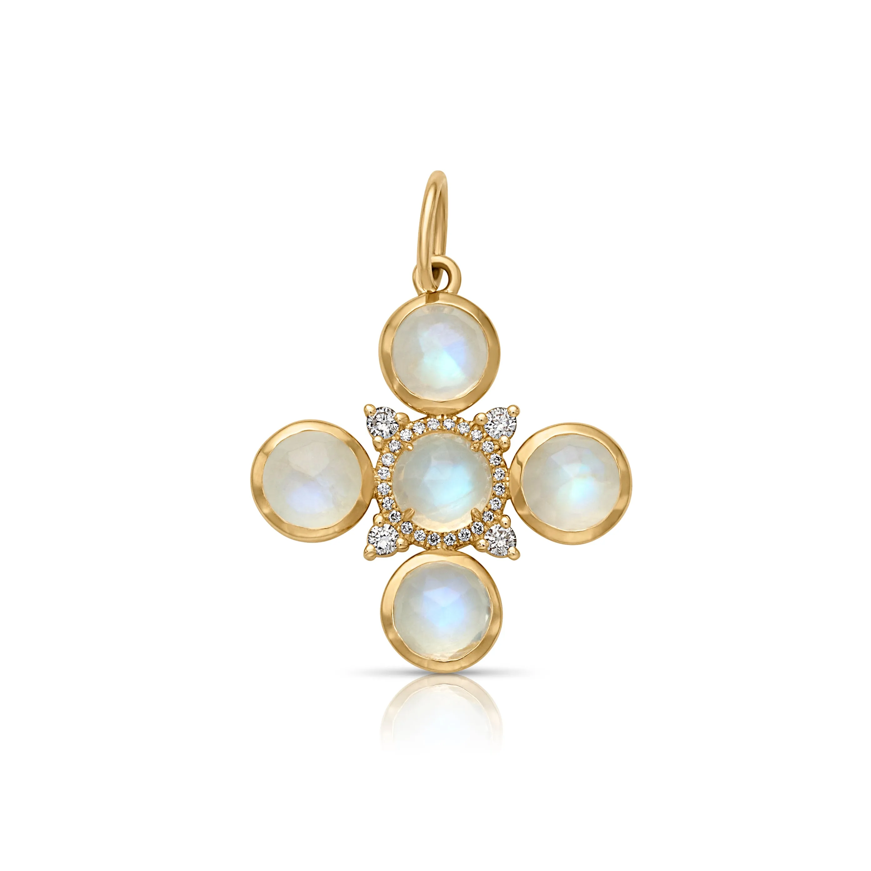 14KY Moonstone Charm
