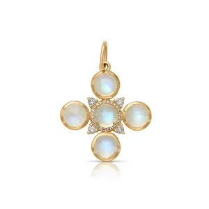 14KY Moonstone Charm