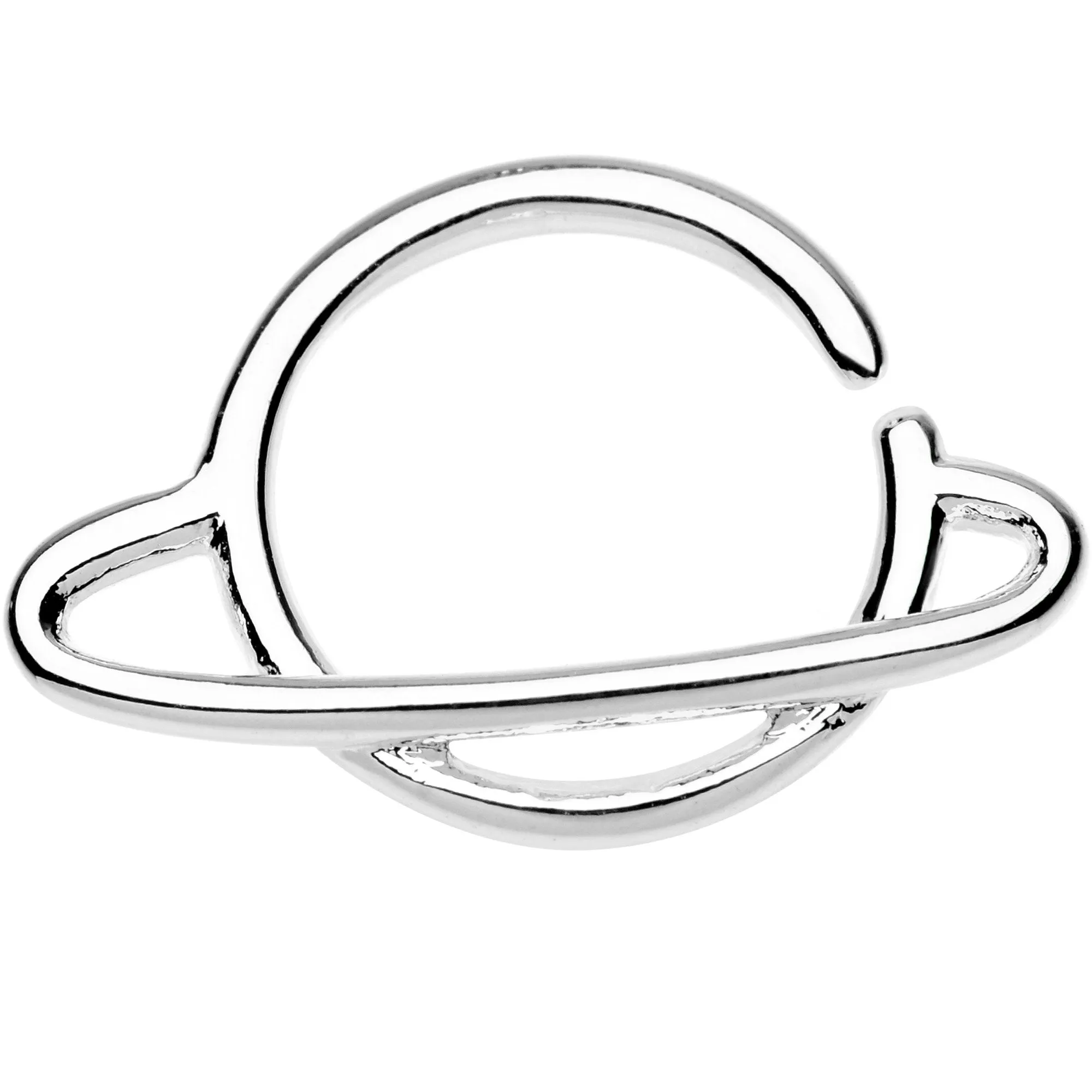 16 Gauge 3/8 Rings of Saturn Septum Ring Pack Set of 3