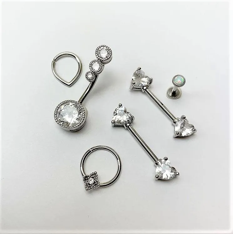 16 Gauge 5/16 Tear Drop Septum Ring