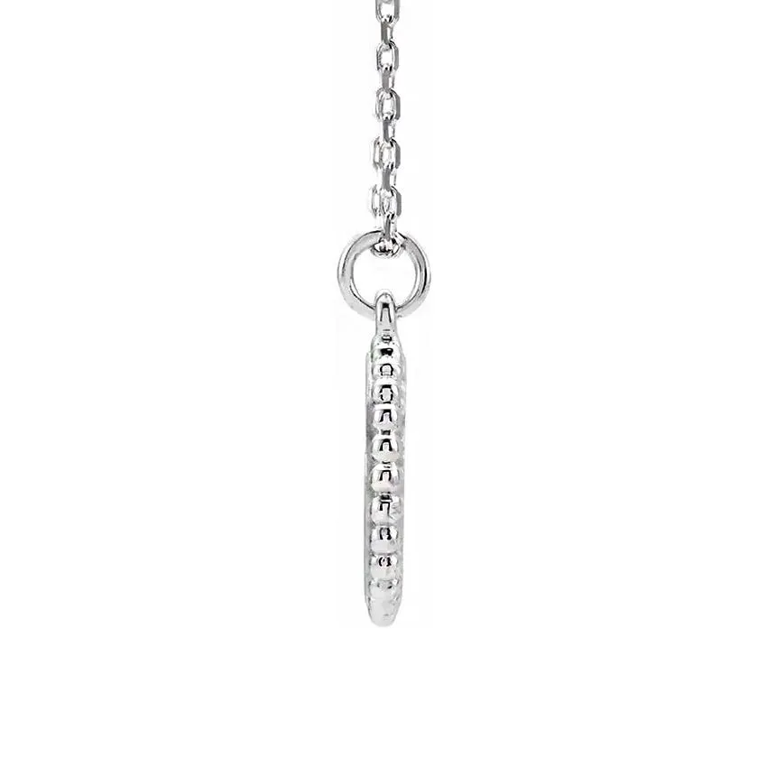 18K Yellow Gold-Plated Engravable Beaded Necklace