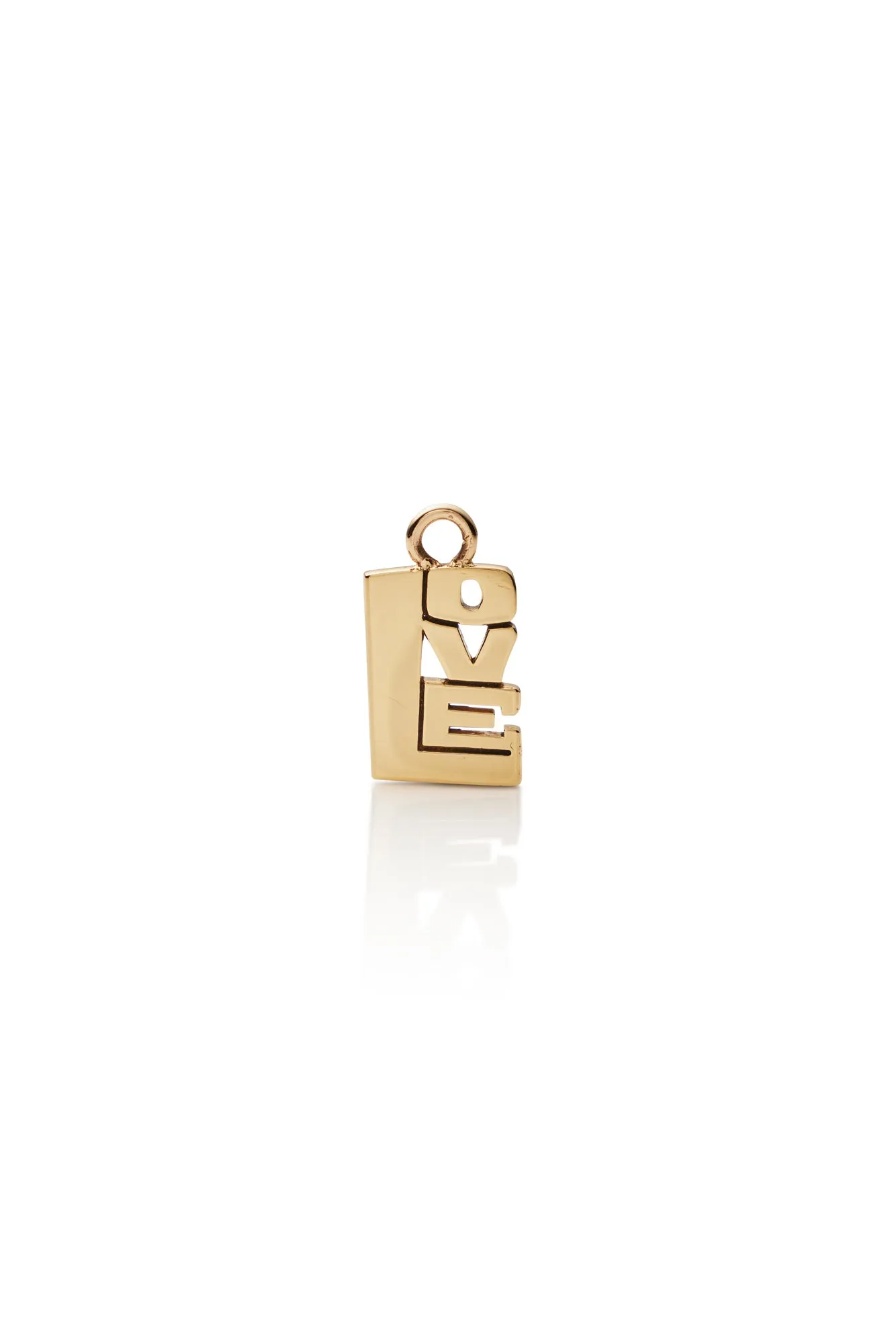 18KY Stacked Love Charm