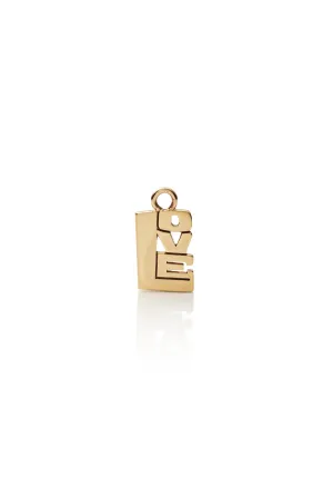 18KY Stacked Love Charm