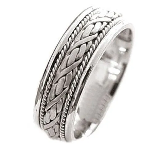 6 Strand Hand Braided Ring Band