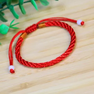 Adjustable Red String Bracelet Lucky Bangle Women Men Jewelry