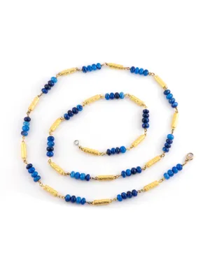 Afganite Bullet Beaded Necklace