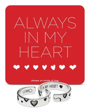 Always in my Heart Inspire Ring