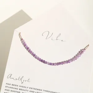 AMETHYST BEADED