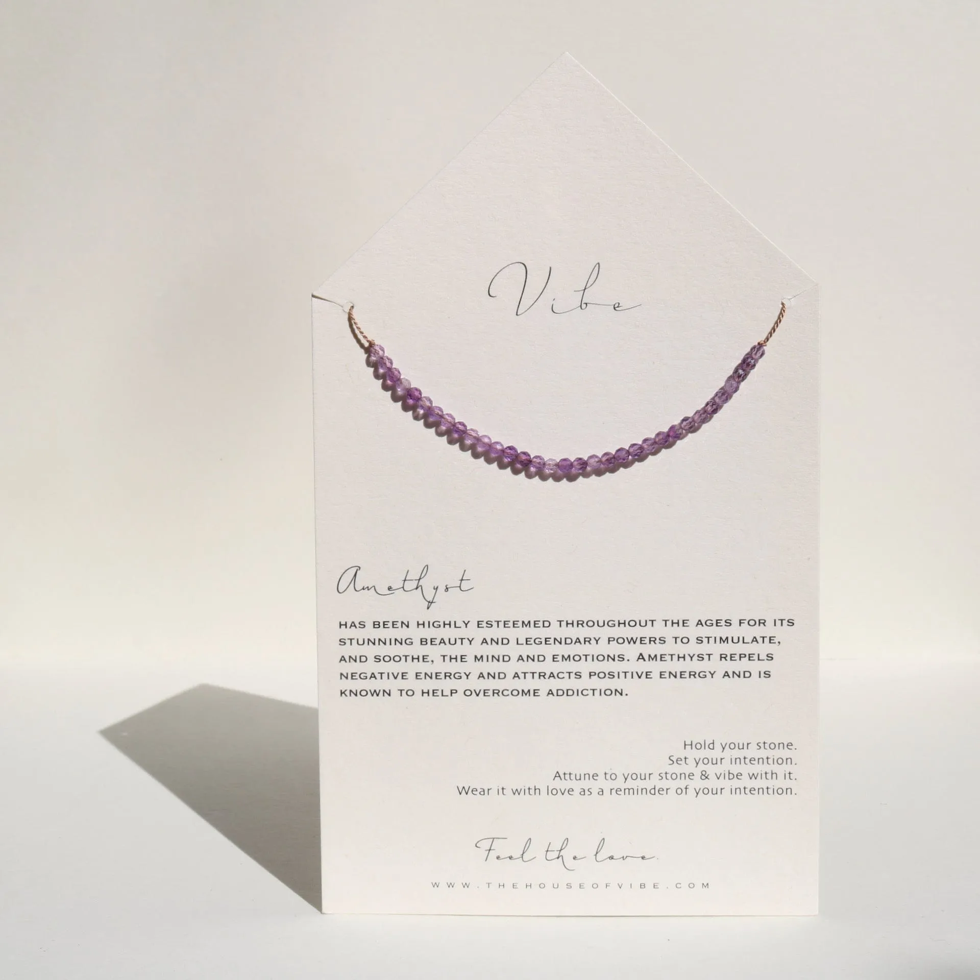 AMETHYST BEADED