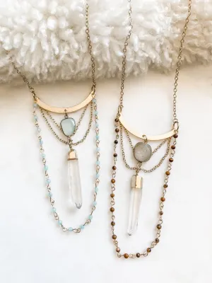 Amira - Crystal Beaded Necklace