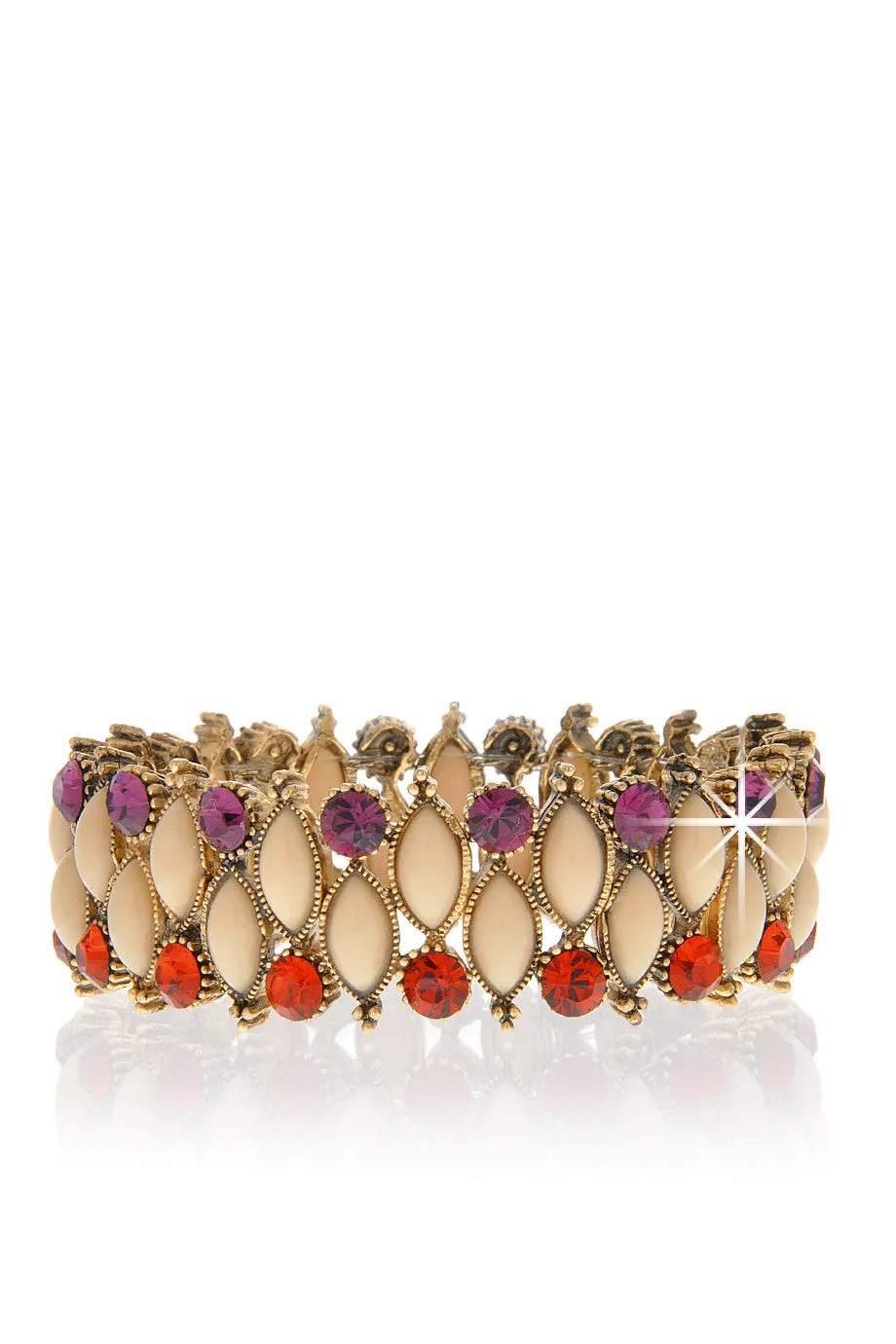 ANDREA MADER ASTARTE Crystal Stone Bracelet