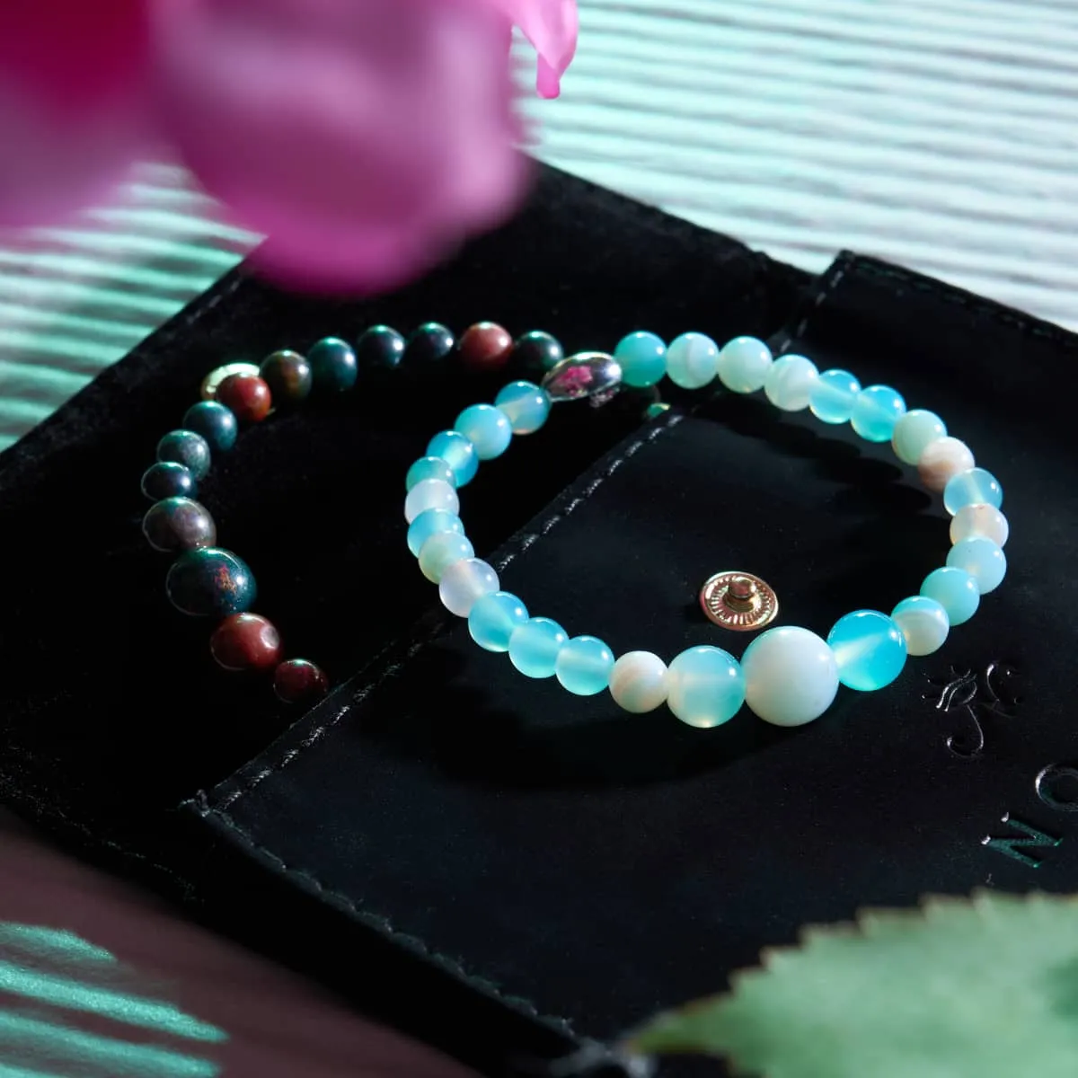 Aquamarine | .925 Sterling Silver | Gemstone Cascade Bracelet