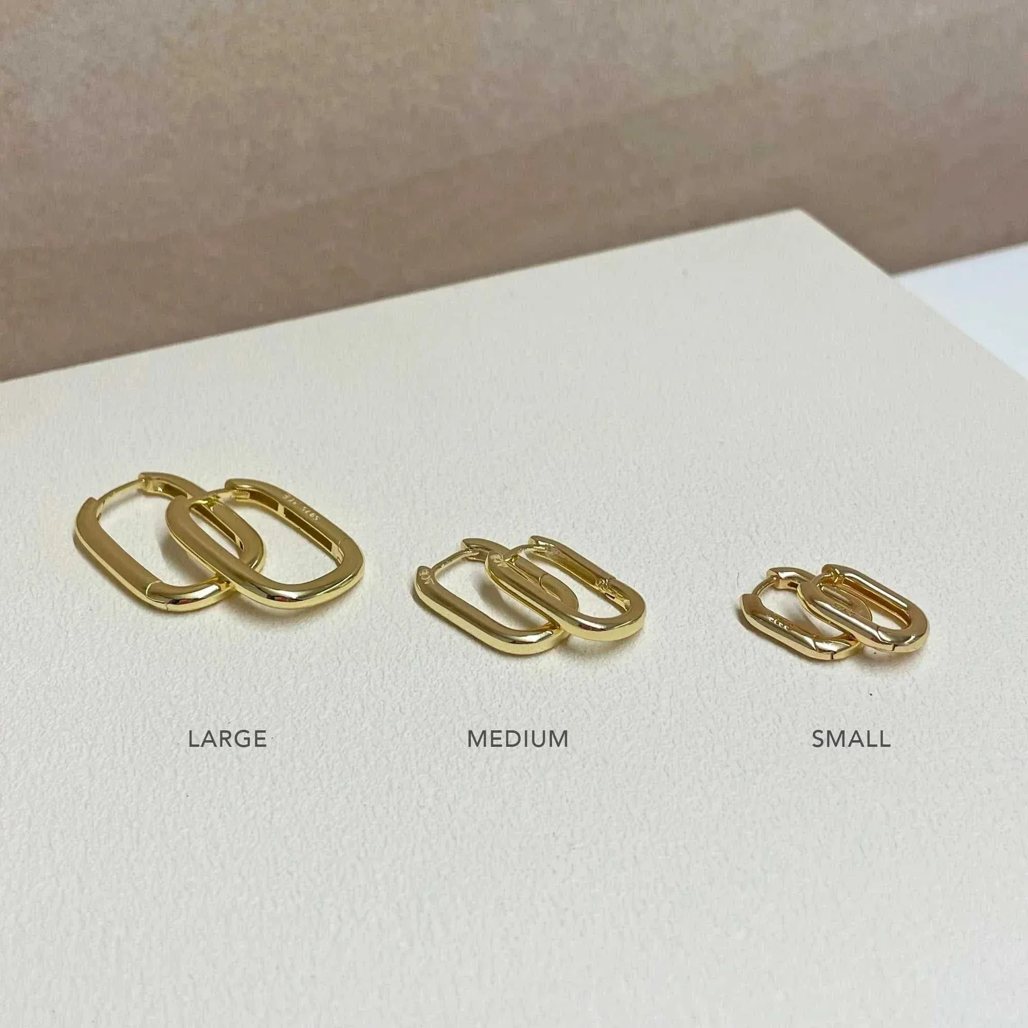 Arms of Eve Link-Up Gold Hoop Huggies Medium
