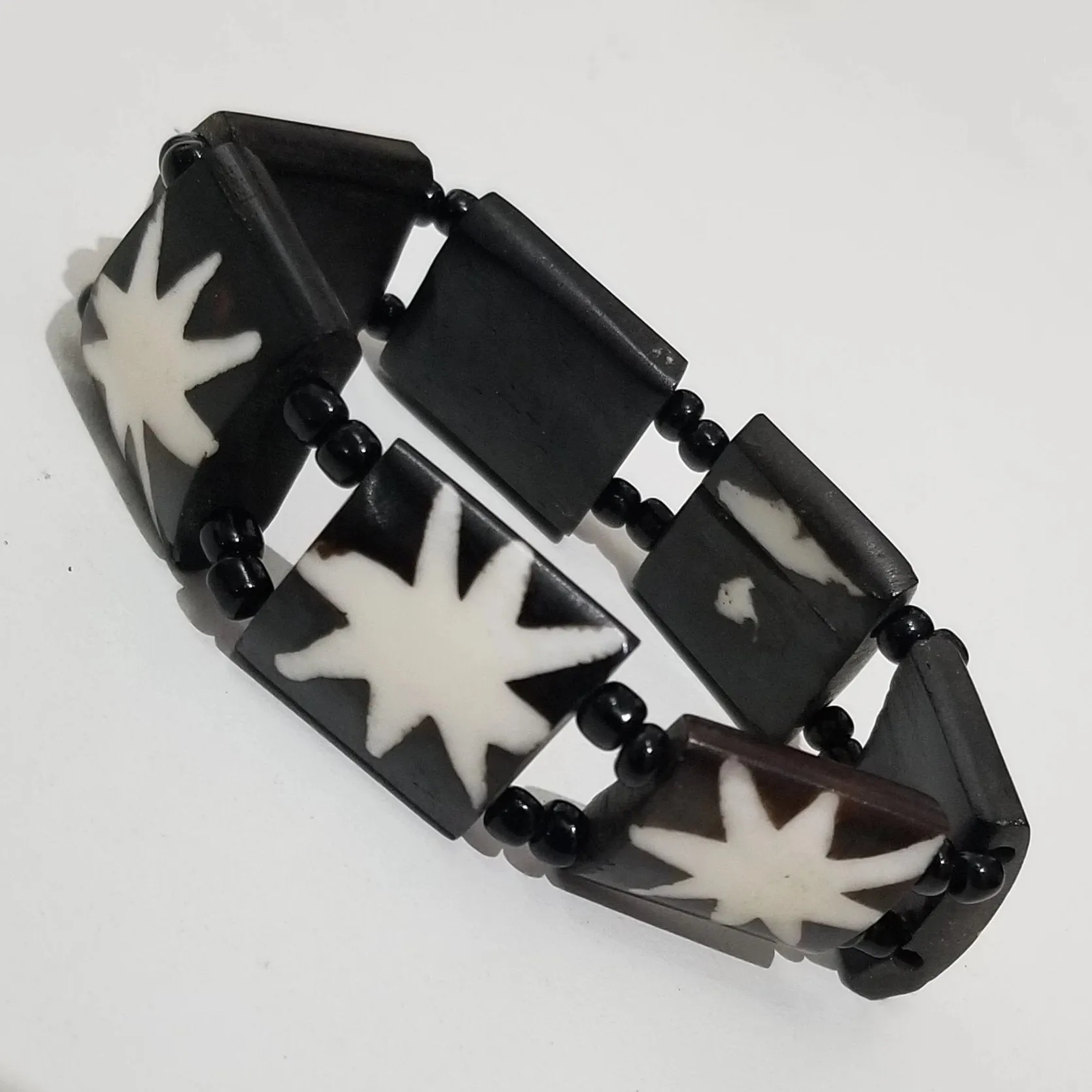 Batik Bone Elastic Bracelet