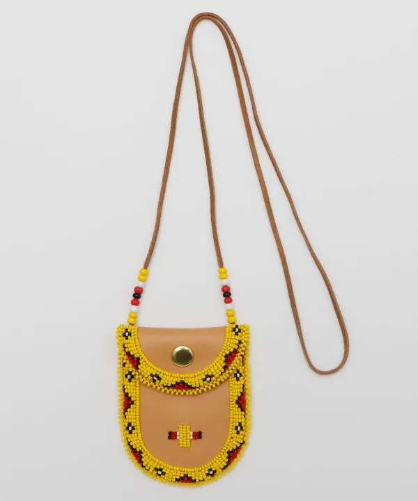 Beaded Pouch Necklace