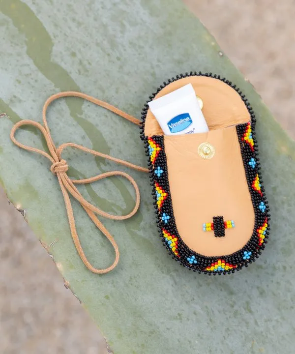 Beaded Pouch Necklace