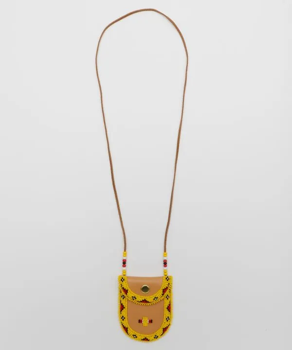 Beaded Pouch Necklace