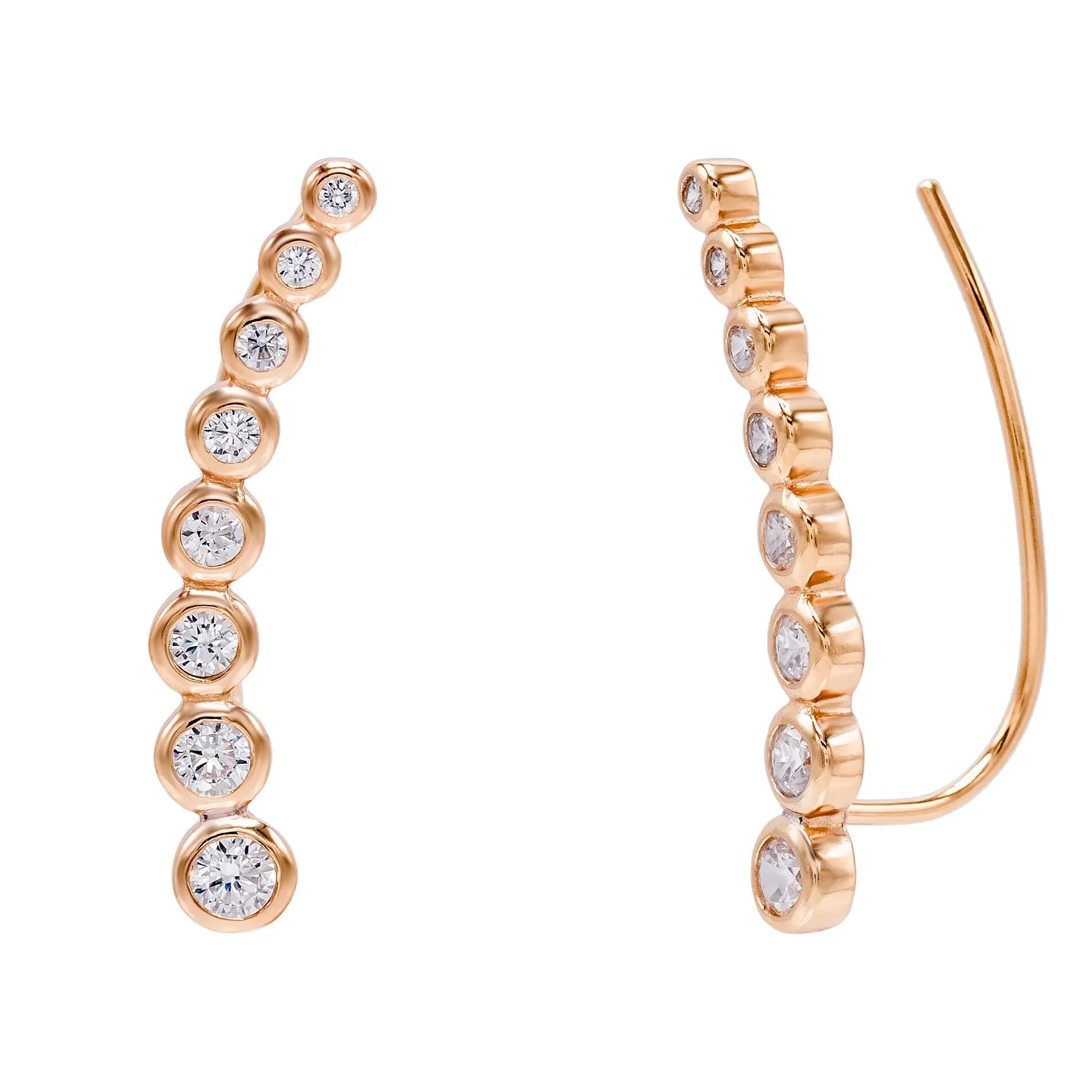 Bezel Ear Climber