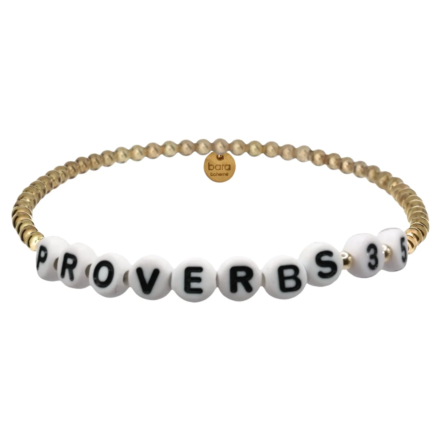 BIBLE VERSE | Personalized with Gold Filled Beads Bracelet