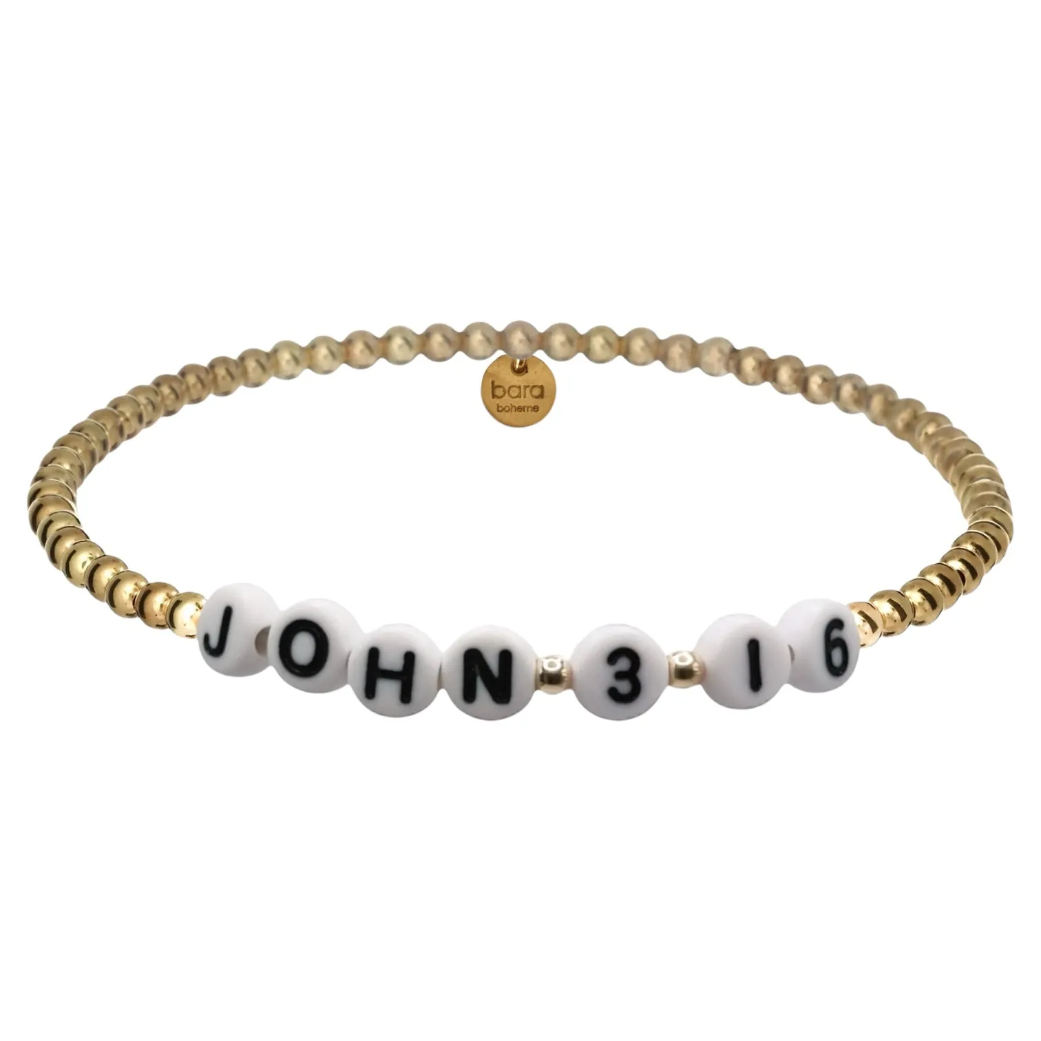 BIBLE VERSE | Personalized with Gold Filled Beads Bracelet