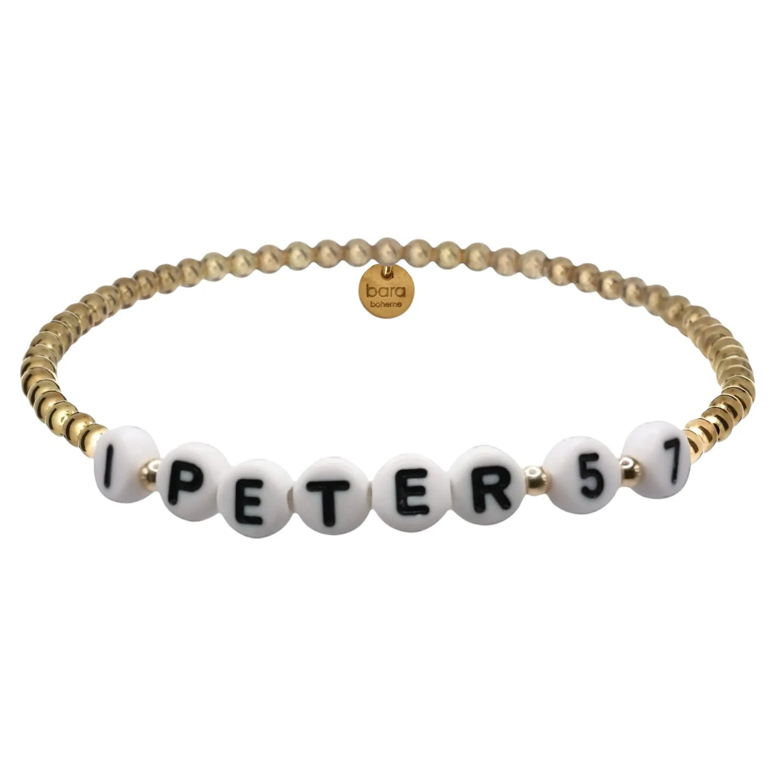 BIBLE VERSE | Personalized with Gold Filled Beads Bracelet