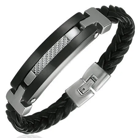 Blackish Leather Clasp
