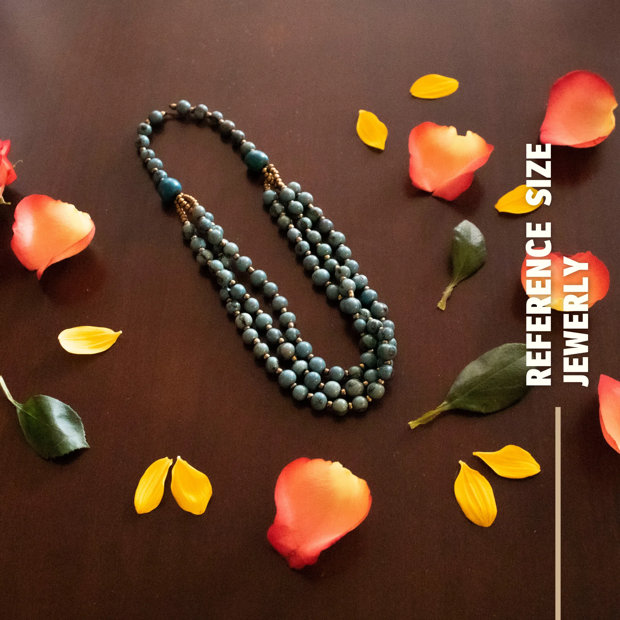 Blue Acai Bead Necklace