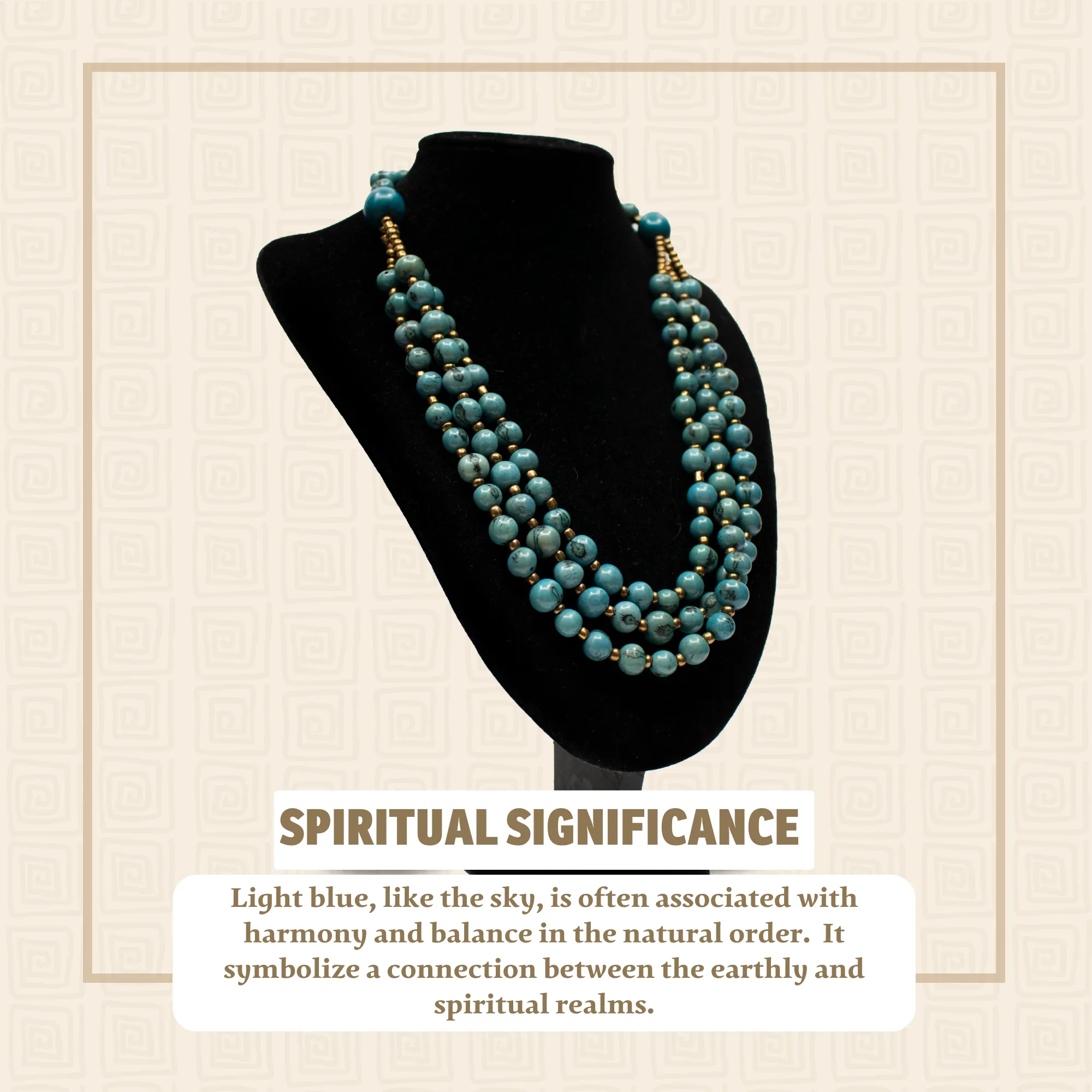 Blue Acai Bead Necklace