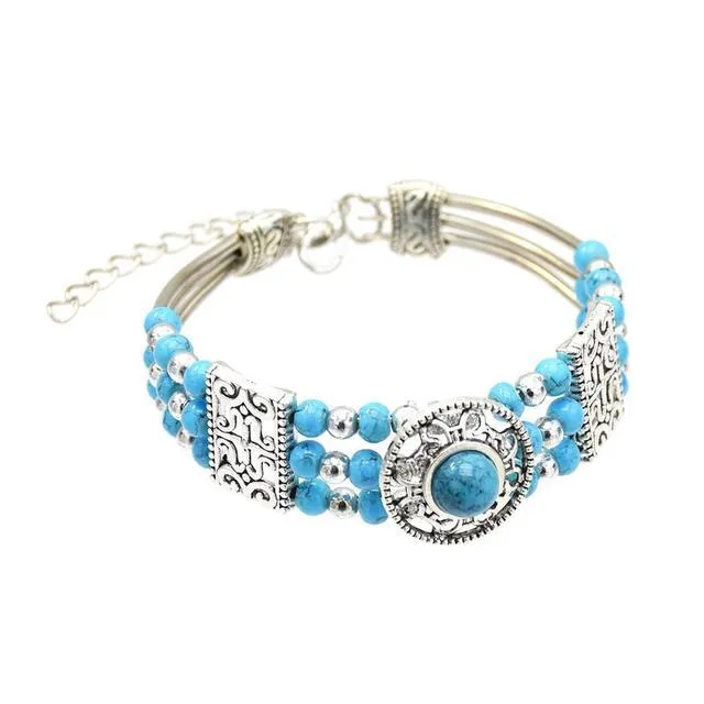 Bohemian Antalya Coin Bracelet Boho Coachella Bracelet Jewelry