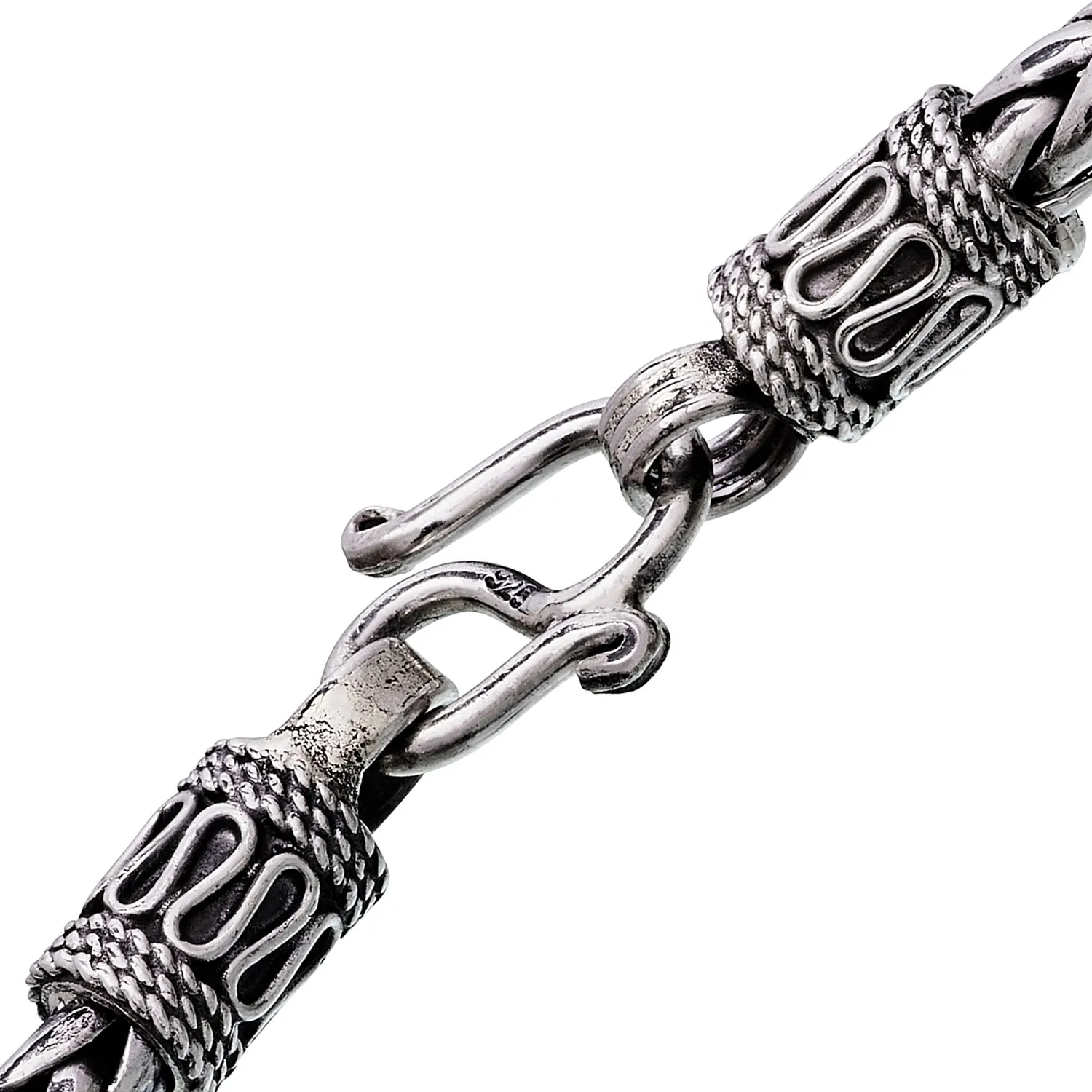 Braided Chain Sterling Bracelet