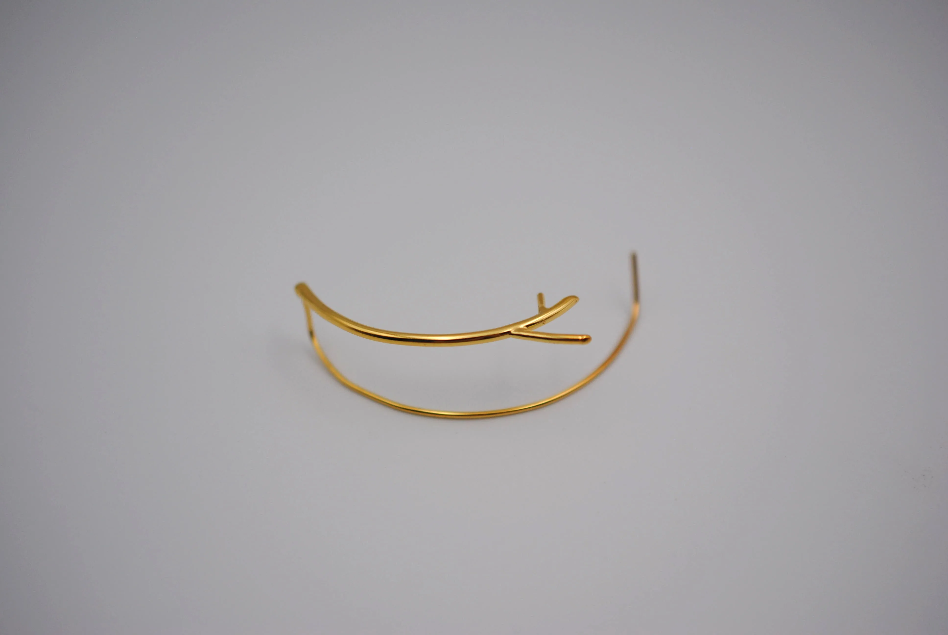 Branch Yellow Gold Roots Ear Climbers