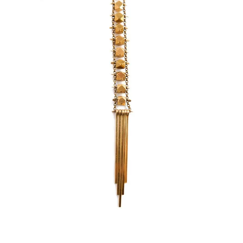 Brass Ladder Necklace