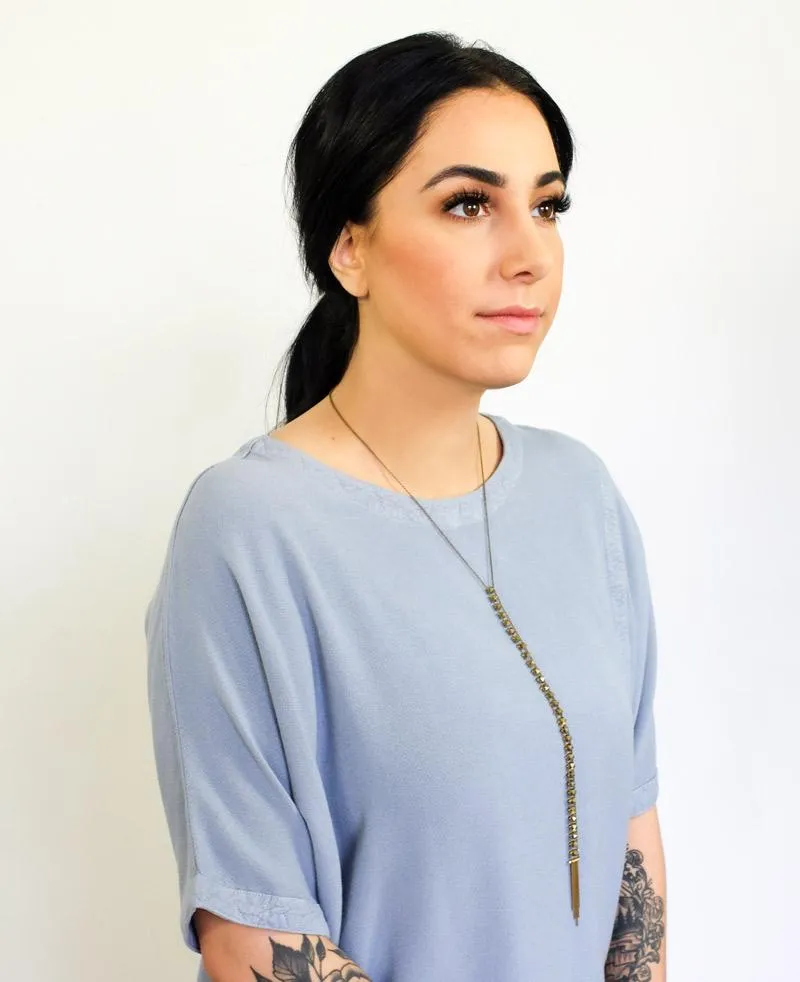 Brass Ladder Necklace