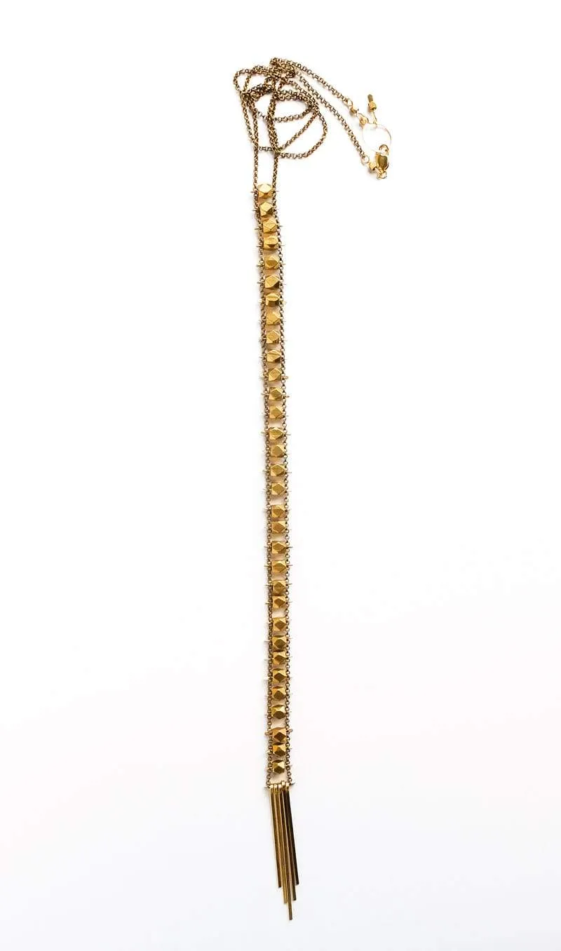 Brass Ladder Necklace