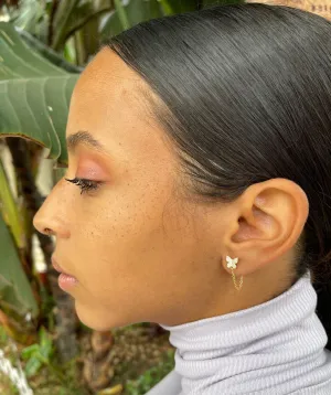 Butterfly Chain Earrings