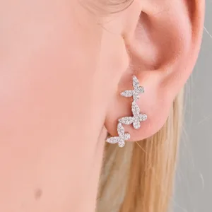 Butterfly Climber Earrings