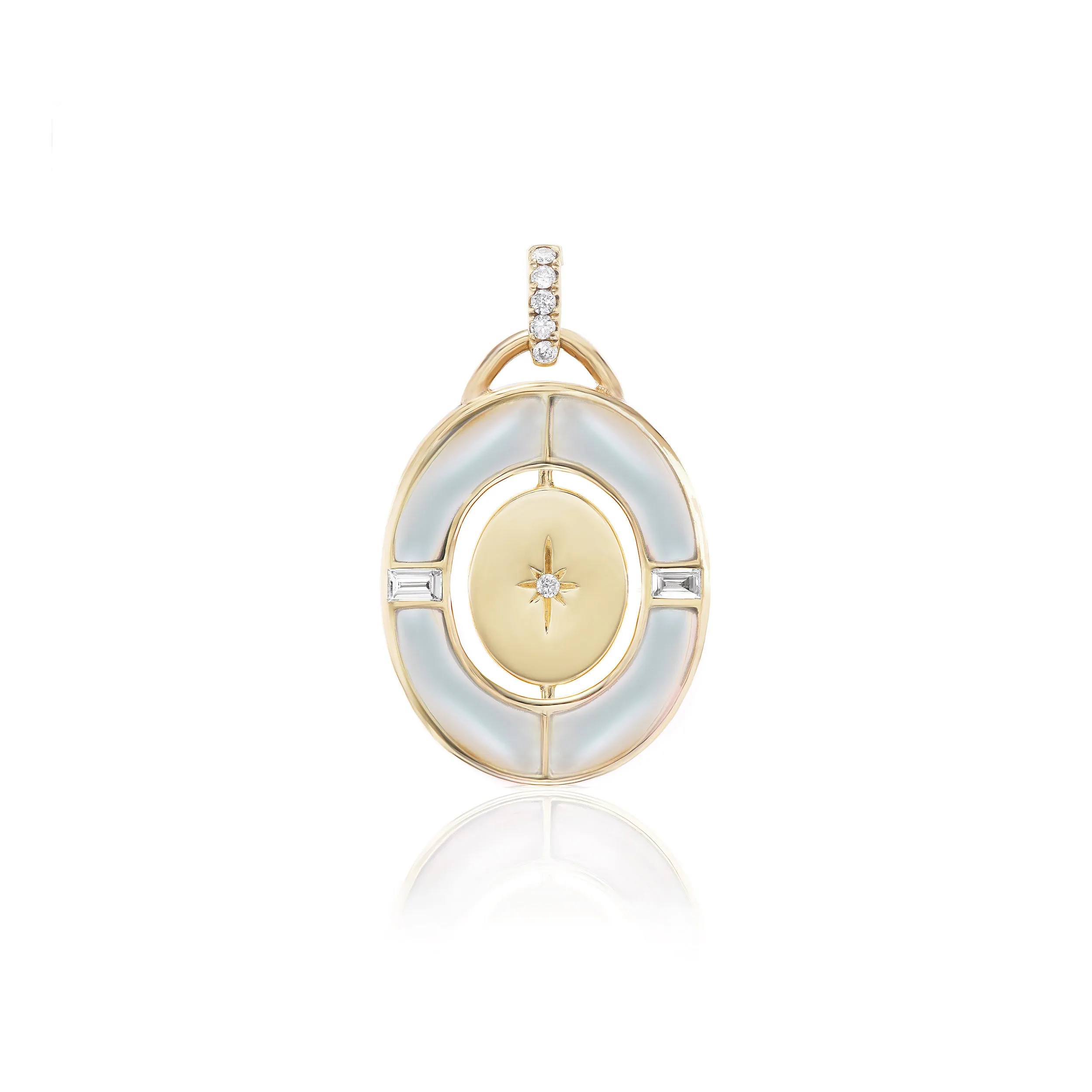 Capri Inlay Necklace - Engravable