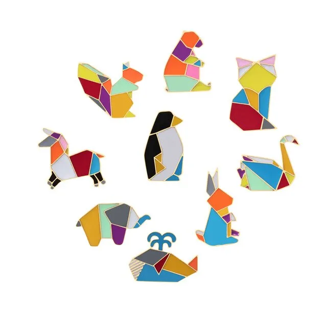 Cartoon Penguin Brooches
