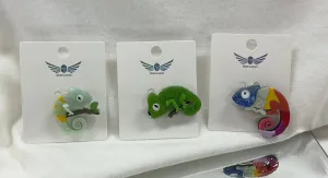 Chameleon Brooches