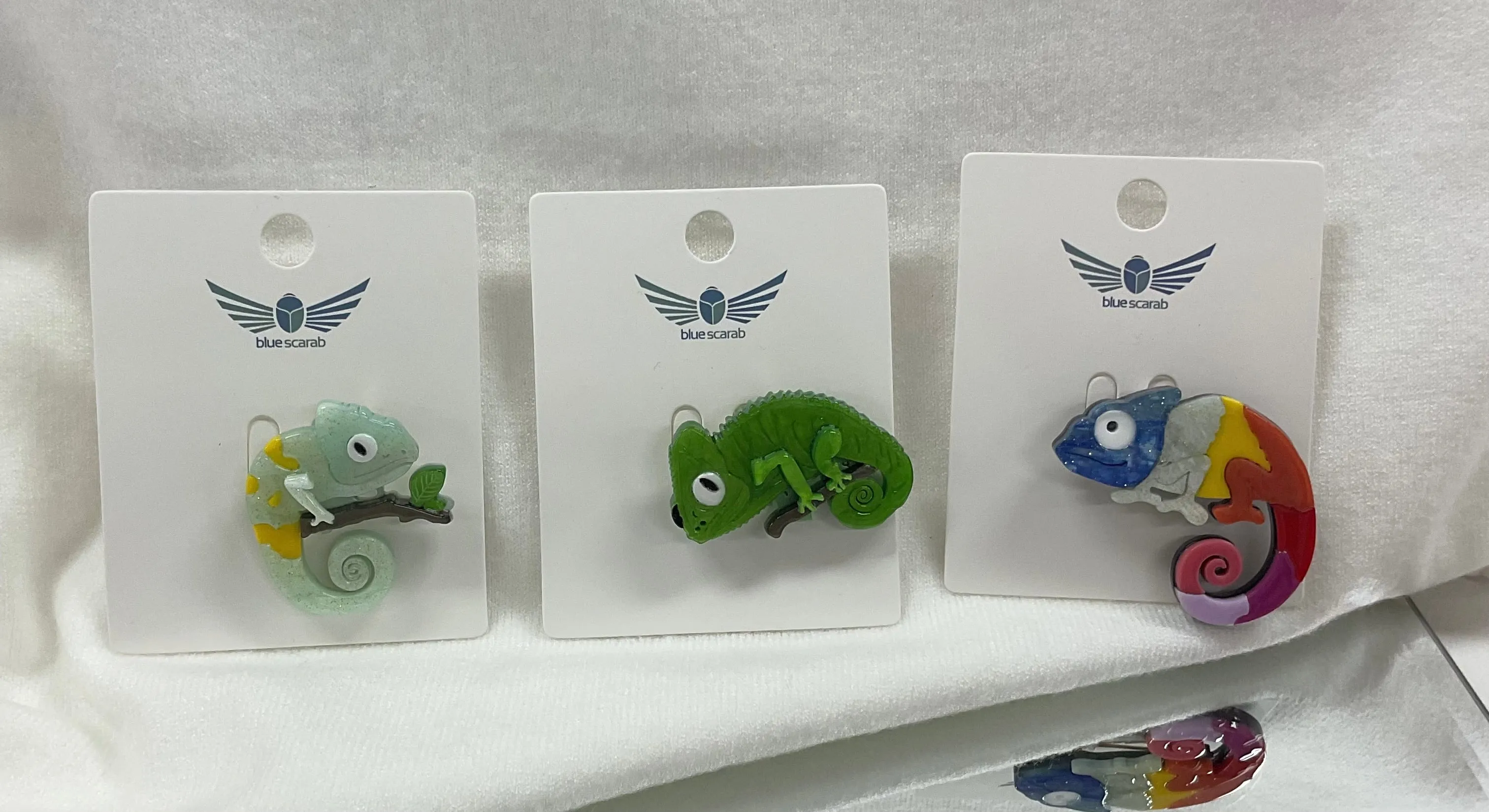 Chameleon Brooches