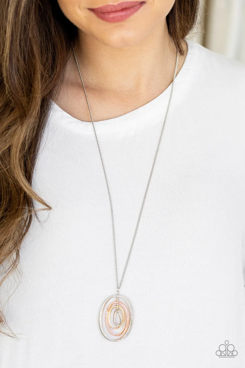 Classic Convergence Silver Paparazzi Necklace