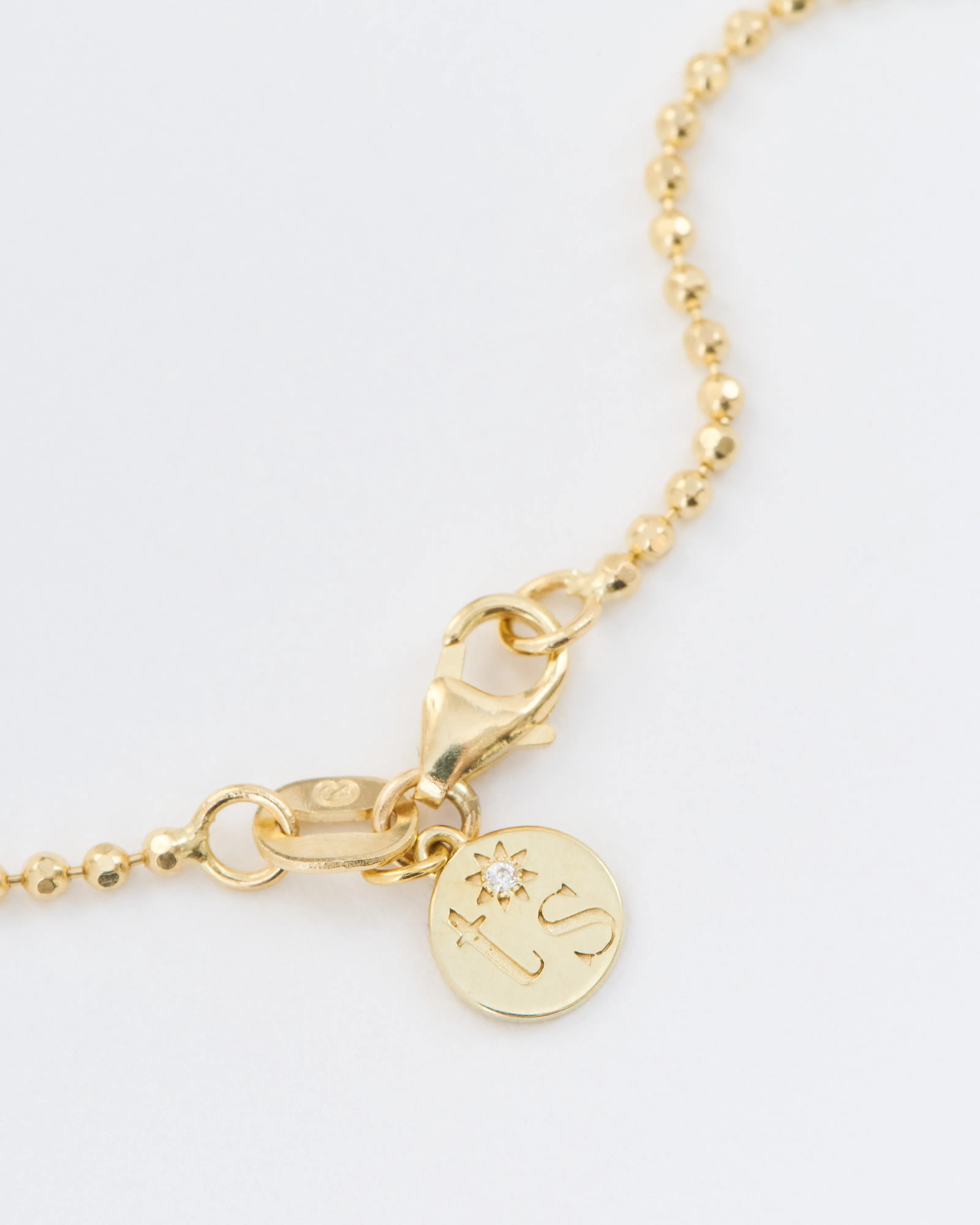 classic small beaded 1.5mm chain