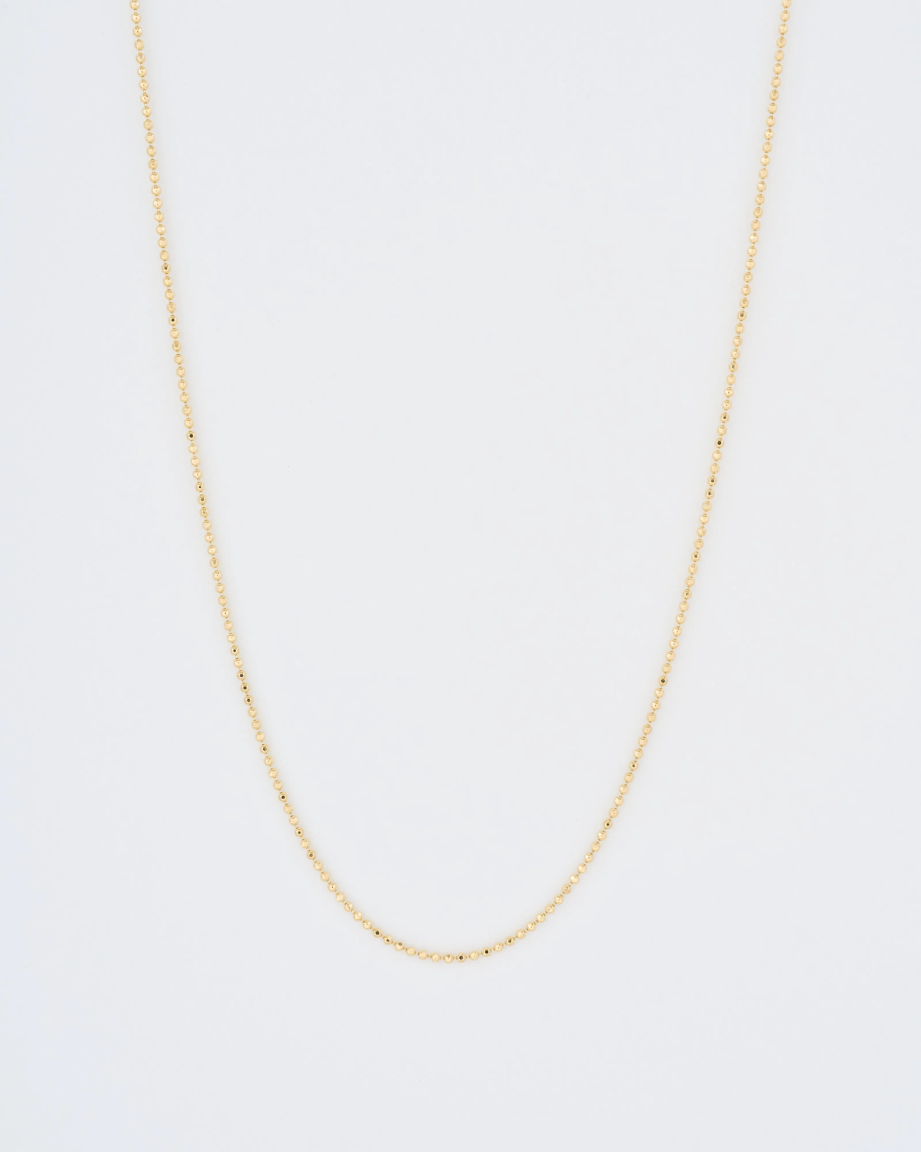 classic small beaded 1.5mm chain