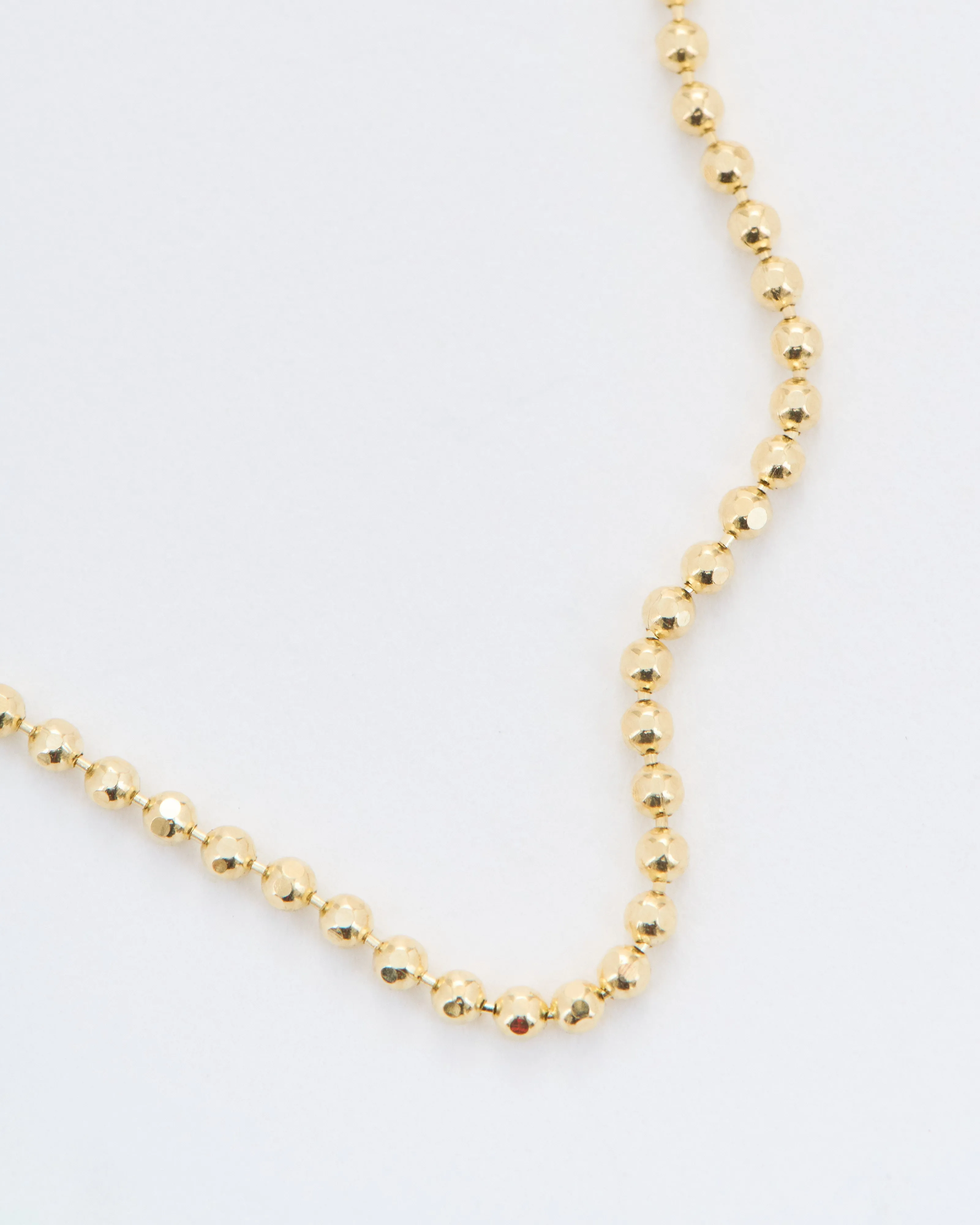 classic small beaded 1.5mm chain