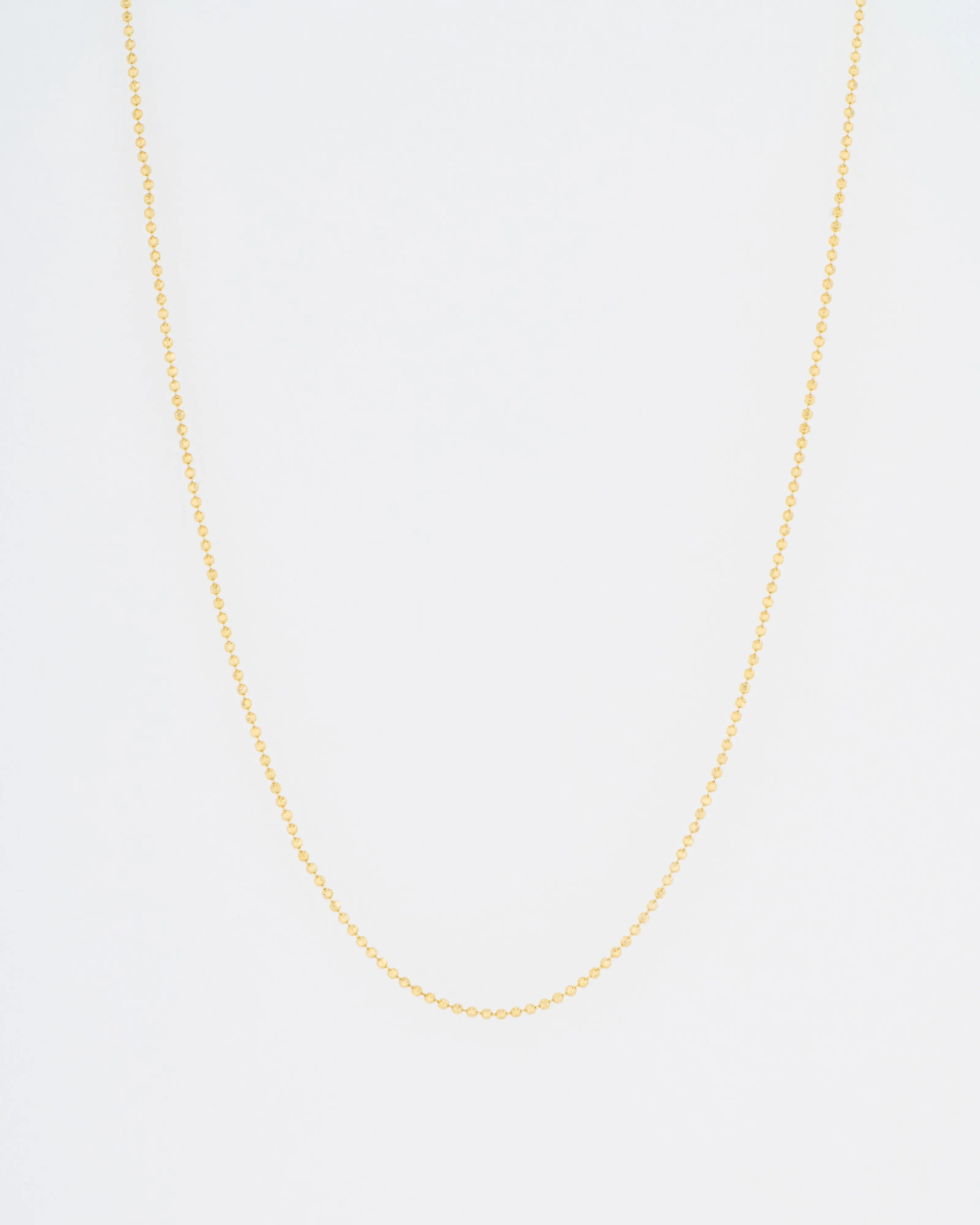 classic small beaded 1mm chain